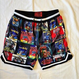 Death Row Records Graphic Shorts Men’s Large Hip Hop Tie Waist Streetwear